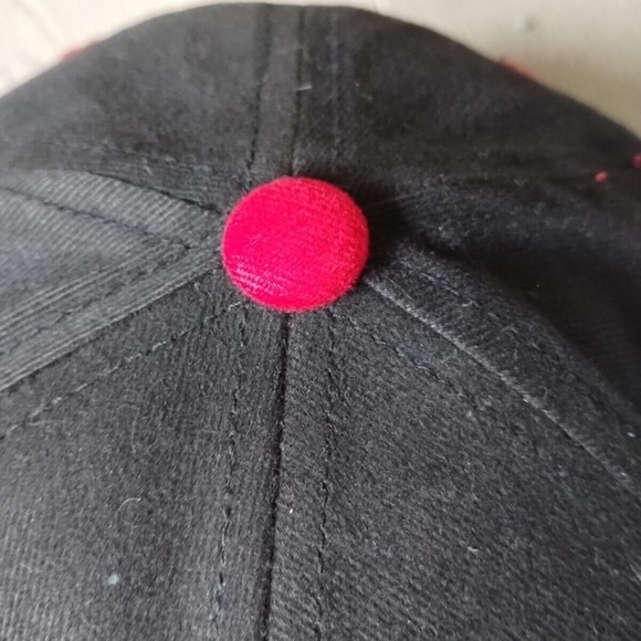 Vintage UAW Delphi Racing Hat Baseball Cap Hendricks Motorsports Black Red OSFA - Picture 5 of 11